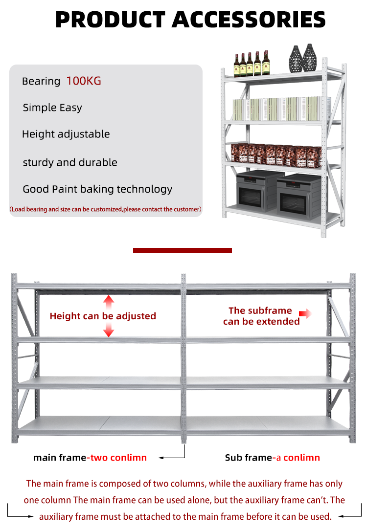 Main frame and auxiliary frame schematic