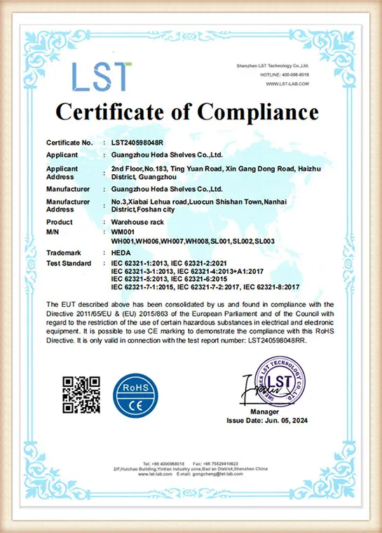 CE Structural Racking Certification
