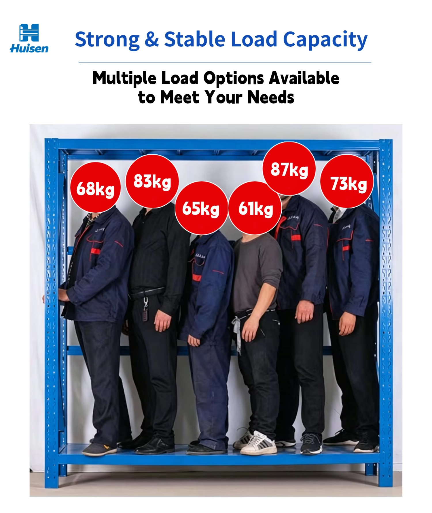 Factory Price 200kg Layer Capacity Modular Metal Frame Garage Storage Shelf for Small Parts Warehouse