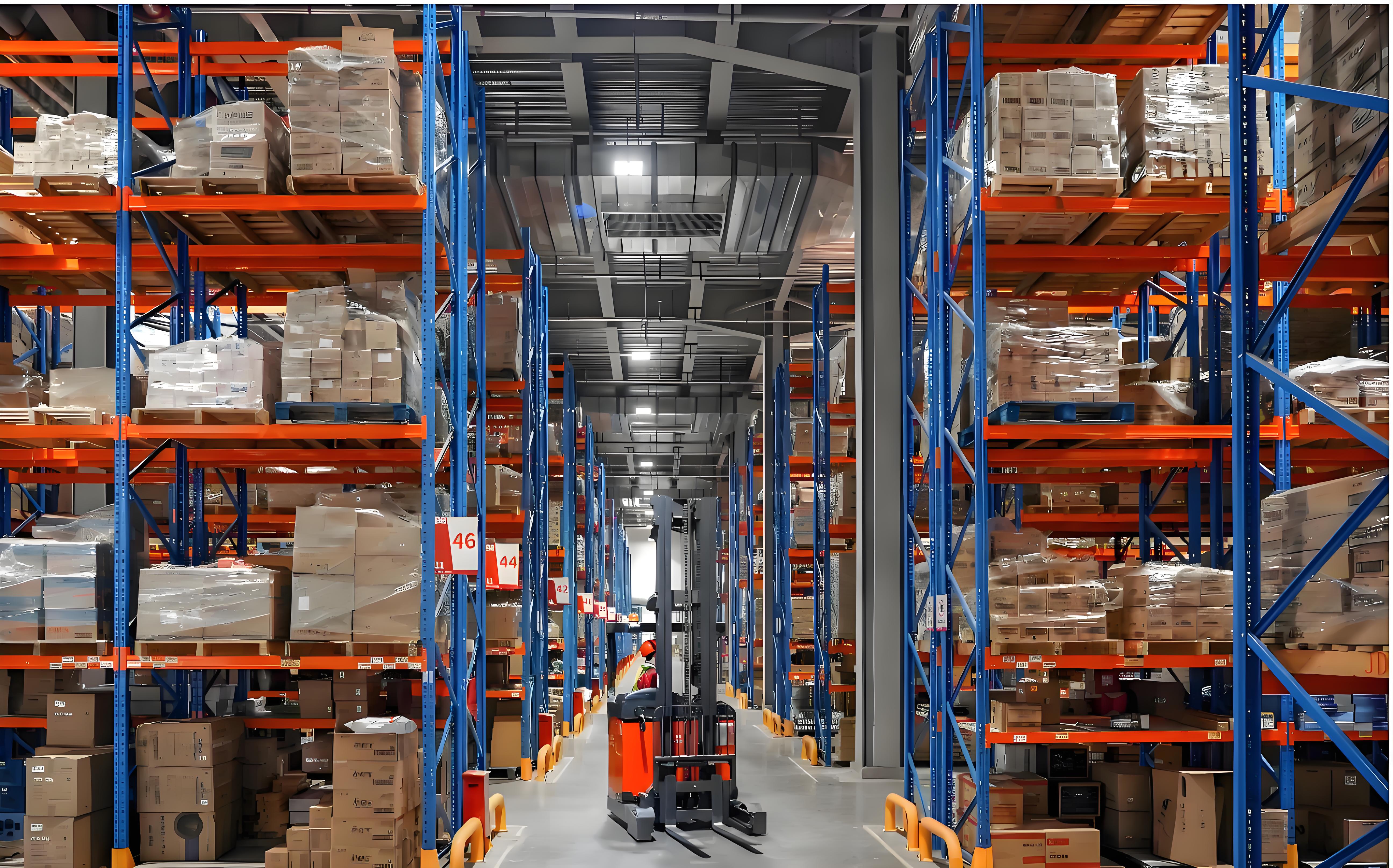 Factory Price Heavy-Duty Adjustable Steel Durable Pallet Rack Warehouse Drive-Through Selective Pallet Stacking Racking Shelf