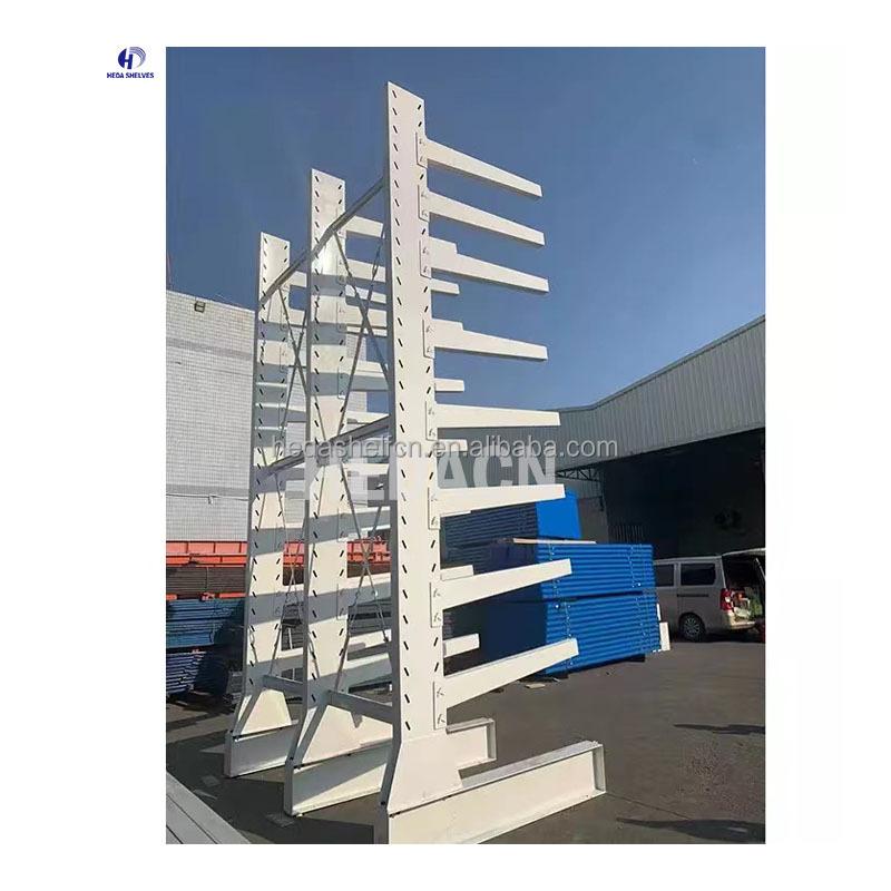 Warehouse Cantilever Racking and Shelf Stacking Rack Heavy Duty Pallet Rack Storage Steel Long Materials Pallet Racks Storage