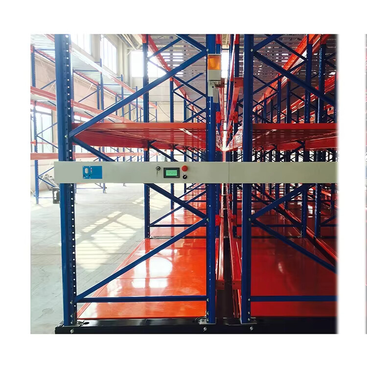 Corrosion-resistant Automatic Electric Mobile Pallet Racking Warehouse Shelves Mobile Rack System for Cold Room Storage