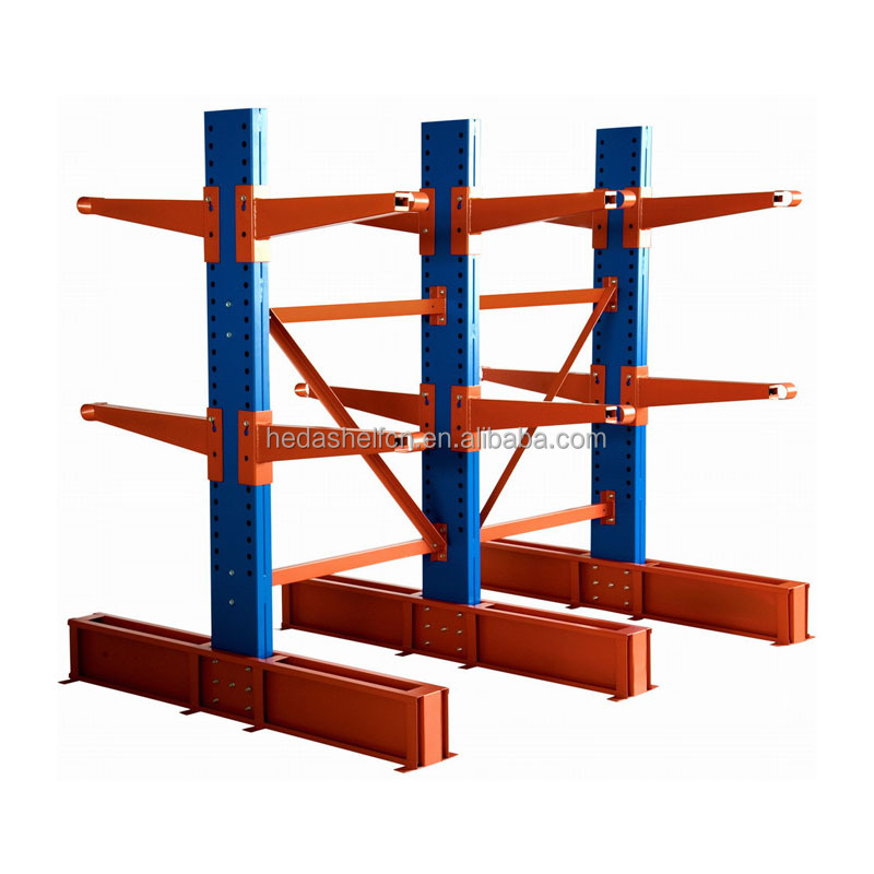 Wholesale Industrial Shelves Storage Racks Double Sided Heavy Duty Cantilever Racking System Cantilever Racks