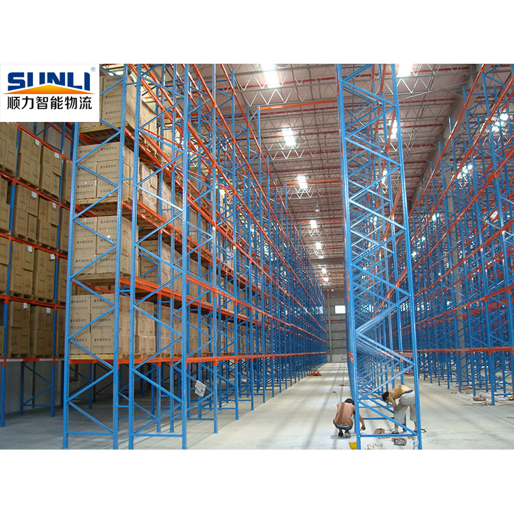 Factory Price Heavy-Duty Adjustable Steel Durable Pallet Rack Warehouse Drive-Through Selective Pallet Stacking Racking Shelf