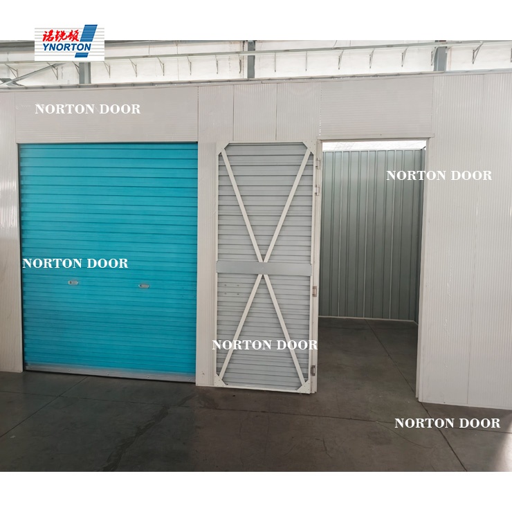 Top Manufacturer's Modern Galvanized Steel Self Storage Unit With Roll Up Door For Warehouse Use Key Lock 3-Year Warranty