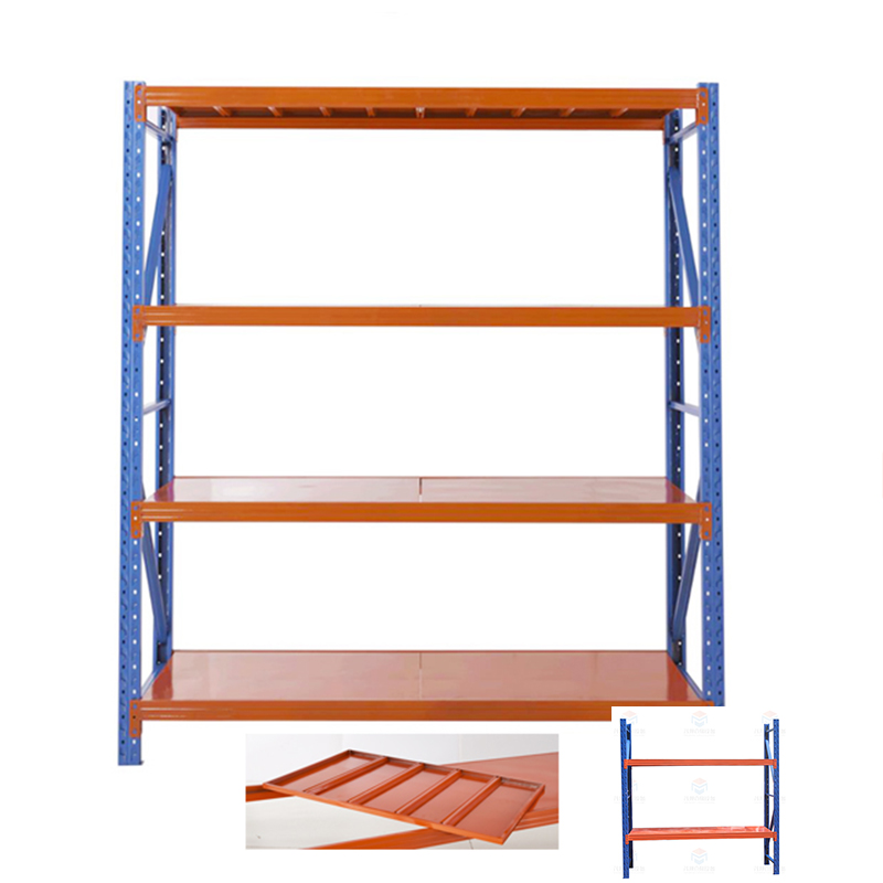 New Warehouse Longspan Racking Customized Color Supermarket Rack Manufacturers 200Kg Steel Wide Span Shelving Racks