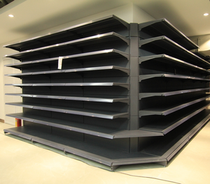 Supermarket Shelves Equipment Pegboard Back Panel Retail Store Rack Display Racks Shelves for General Carton Packing Q235B Steel