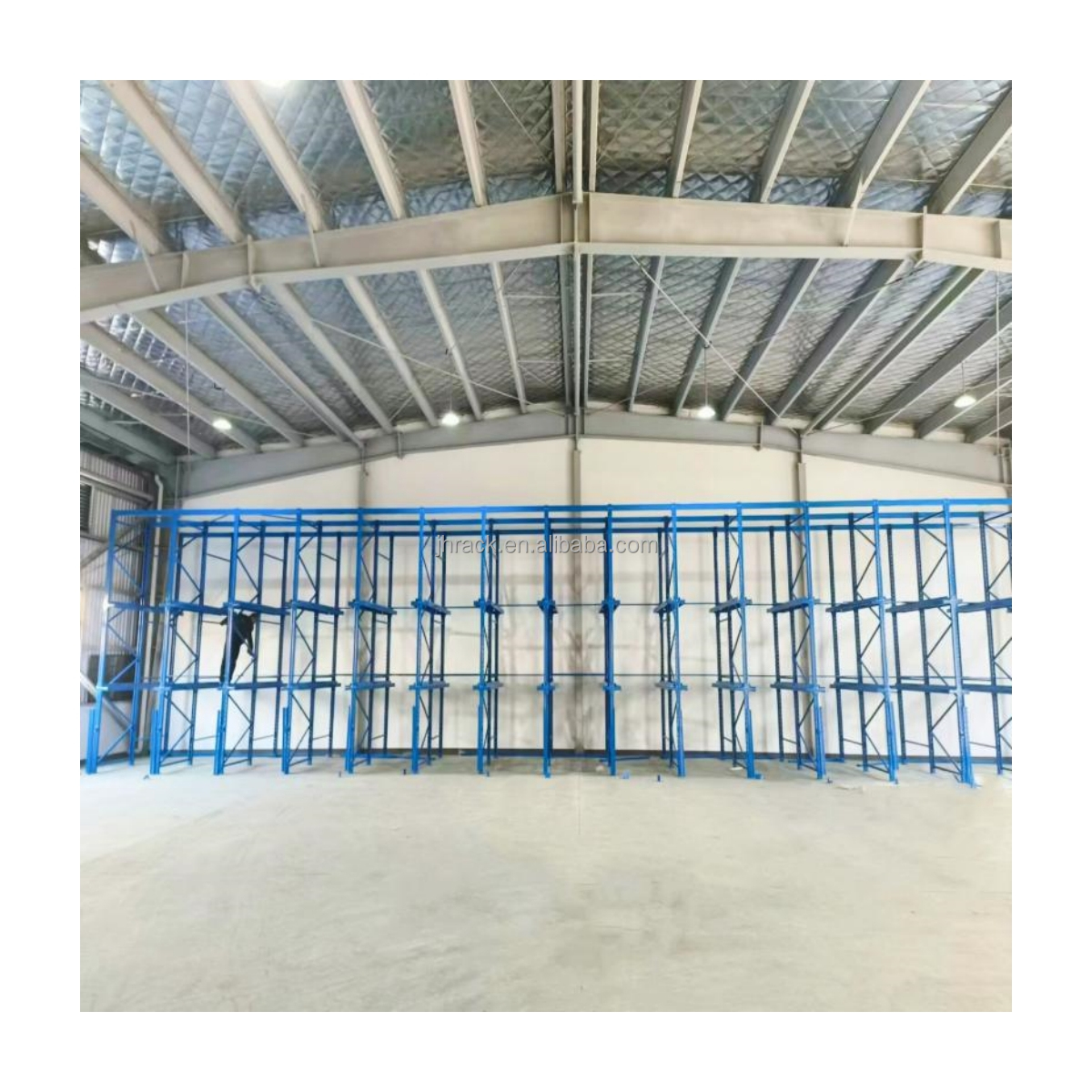 Hot Selling Q355B Steel Beam Heavy-Duty Metal Warehouse Storage Stacking Racks Drive-In Pallet Racking System For Industry