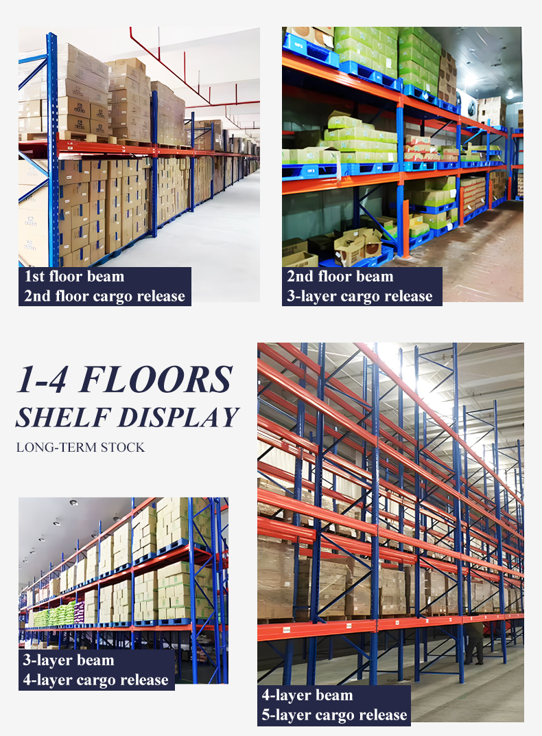 Industrial Pallet Storage Rack Structure