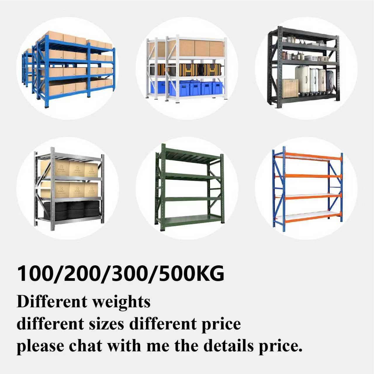 Metal Equipment Steel Rack System Industrial Shelving Heavy Duty Garage Shelving