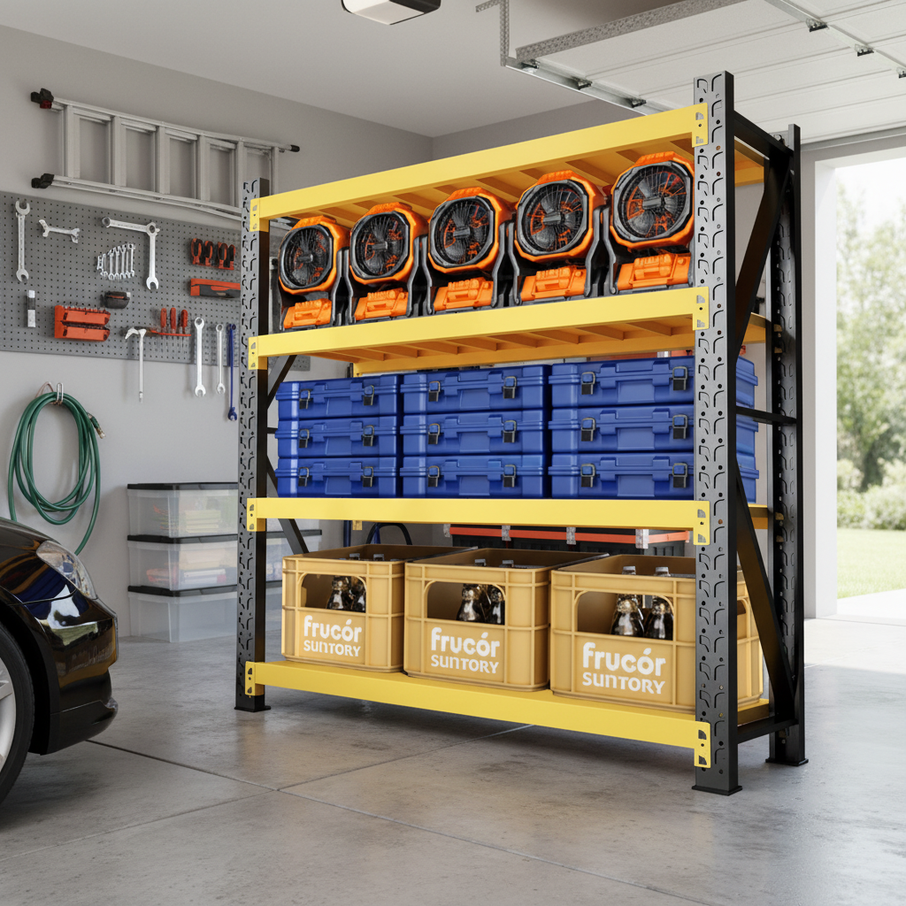 Heavy Duty Adjustable Warehouse Storage Rack Industrial Steel Shelving For Warehouse Garage