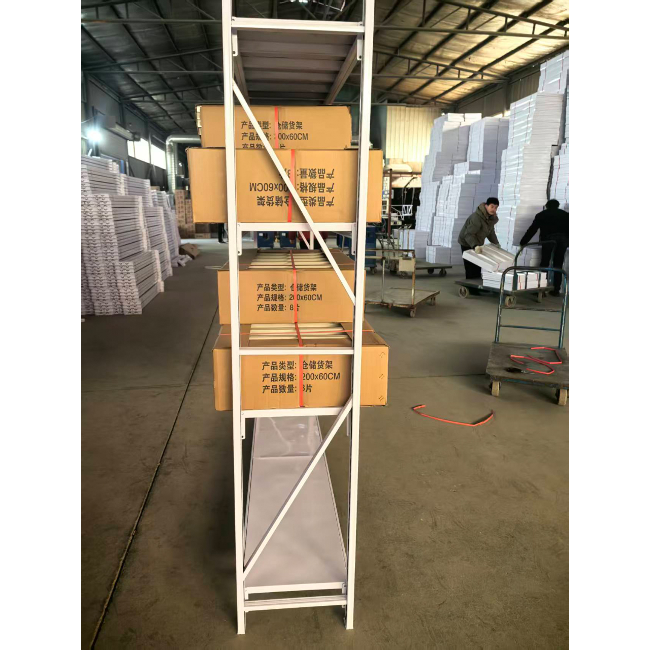 Design Light Light Duty Storage Shelf Racks Pallet Rack Garage Shelving Steel Storage Units Shelves Warehouse Rack