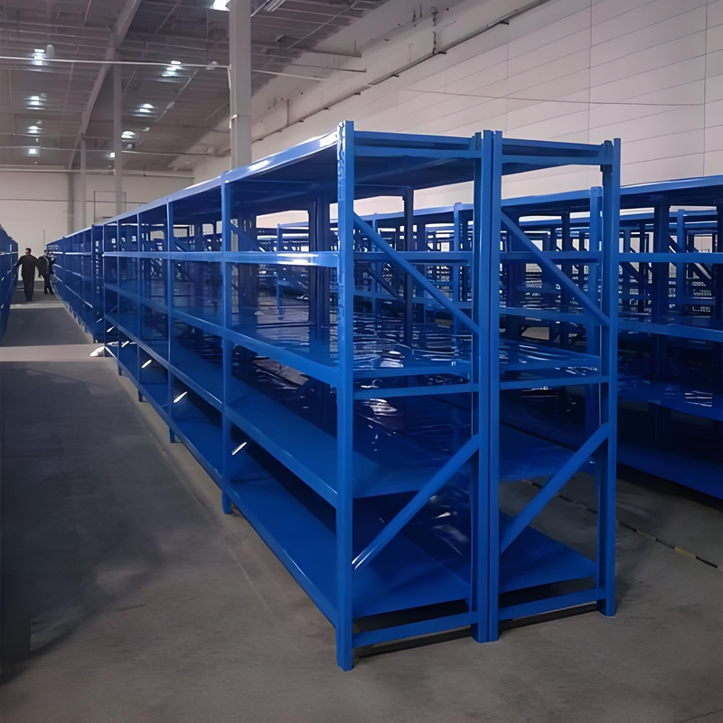 High-Ampacity Durable Metal Stacking Racks/Shelves Corrosion Protection Adjustable Layers For Efficient Storage Organization