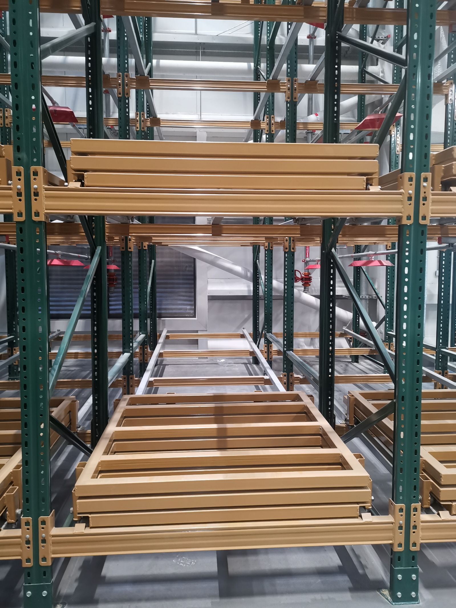 Push-Back Rack Installation