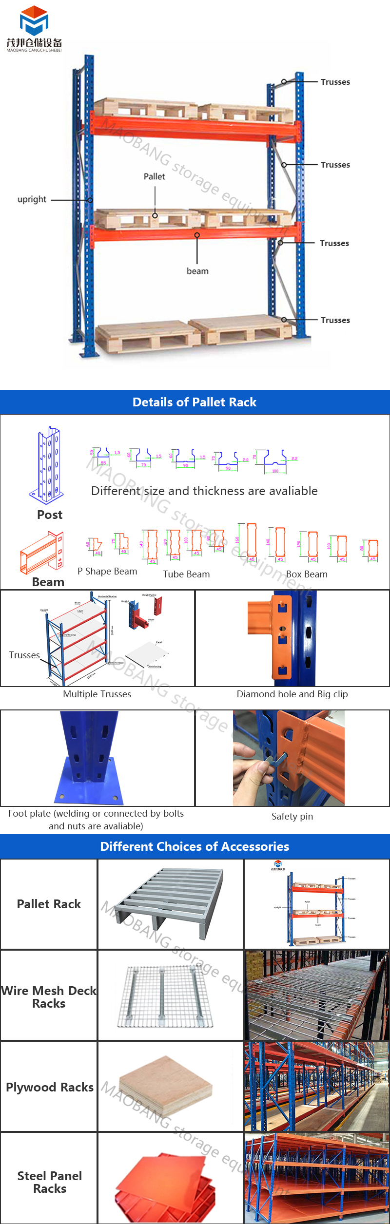 Rack Specifications Details