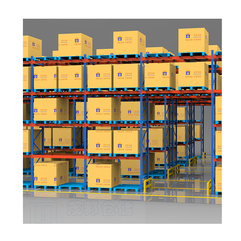 Industrial Heavy Duty Metal Shelving Single Deep Pallet Rack Selective Storage Warehouse Racking