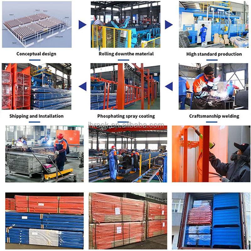 Automated Stackable Metal Shelves Storage Racks & Shelving Units Warehouse Asrs Pallet Shuttle Racking System