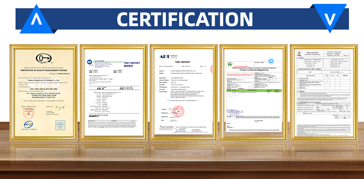 Product and Factory Certifications