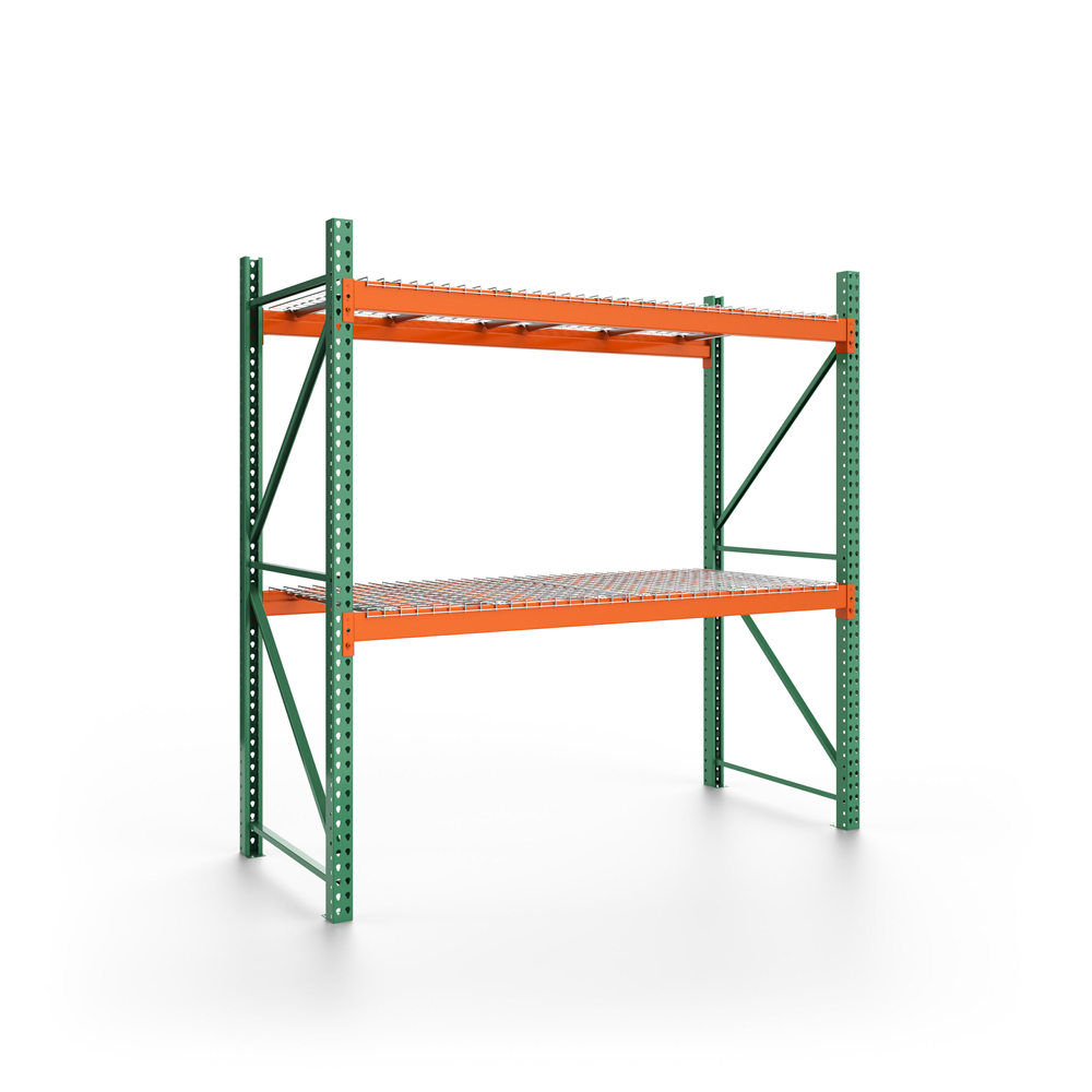 Teardrop Pallet Rack With Wire Mesh Decking Heavy Duty Adjustable Warehouse Steel Pallet Racking Logistics Distribution Center
