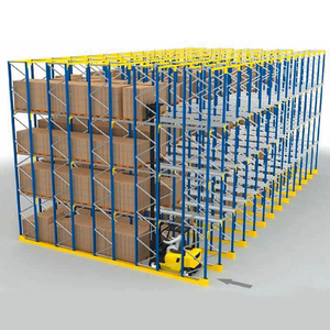Industrial 5 Layer Heavy Duty Drive-In Pallet Racking Cold Chain Storage