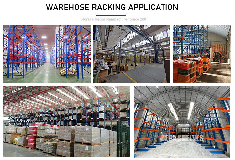 Heda Factory Metal Boltless Stacking Rack Industrial Warehouse Storage Racks Shelves for Racking System