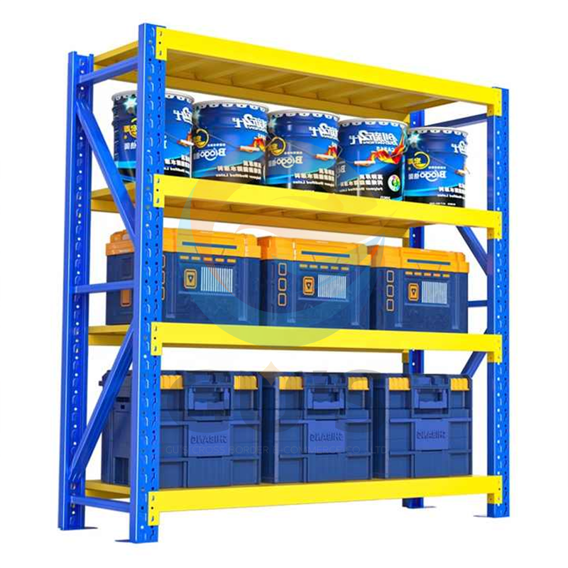 Industrial Storage Warehouse Systems Medium Duty 500kg Per Tier Stack Racks and Shelves for Warehousing &amp; Inventory Management