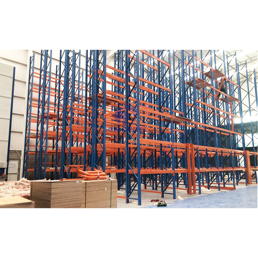 Industrial Adjustable Beam Shelving Heavy Duty Steel Selective Pallet Rack Display Rack Epoxy Coating for 2000/3000/4000Kg