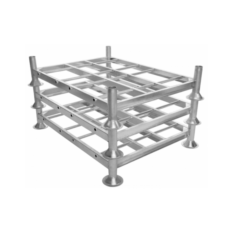 Heavy Duty Steel Pallet Racking System Metal Stacking Steel Storage Truck Tire Pallet Rack Steel Pallet