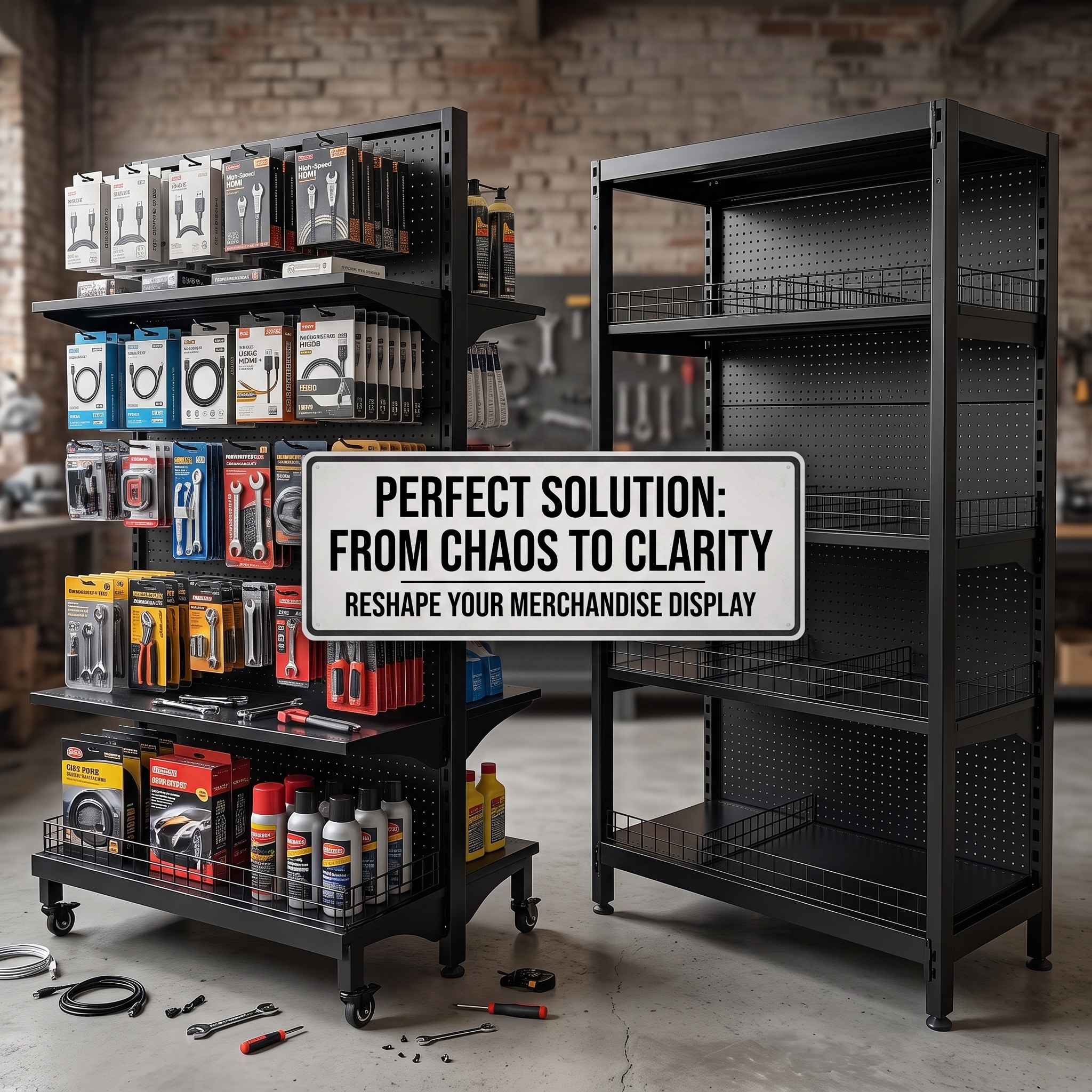 Customizable Metal Gondola Shelving Retail Store Display Racks Supermarket Aisle Shelves OEM ODM