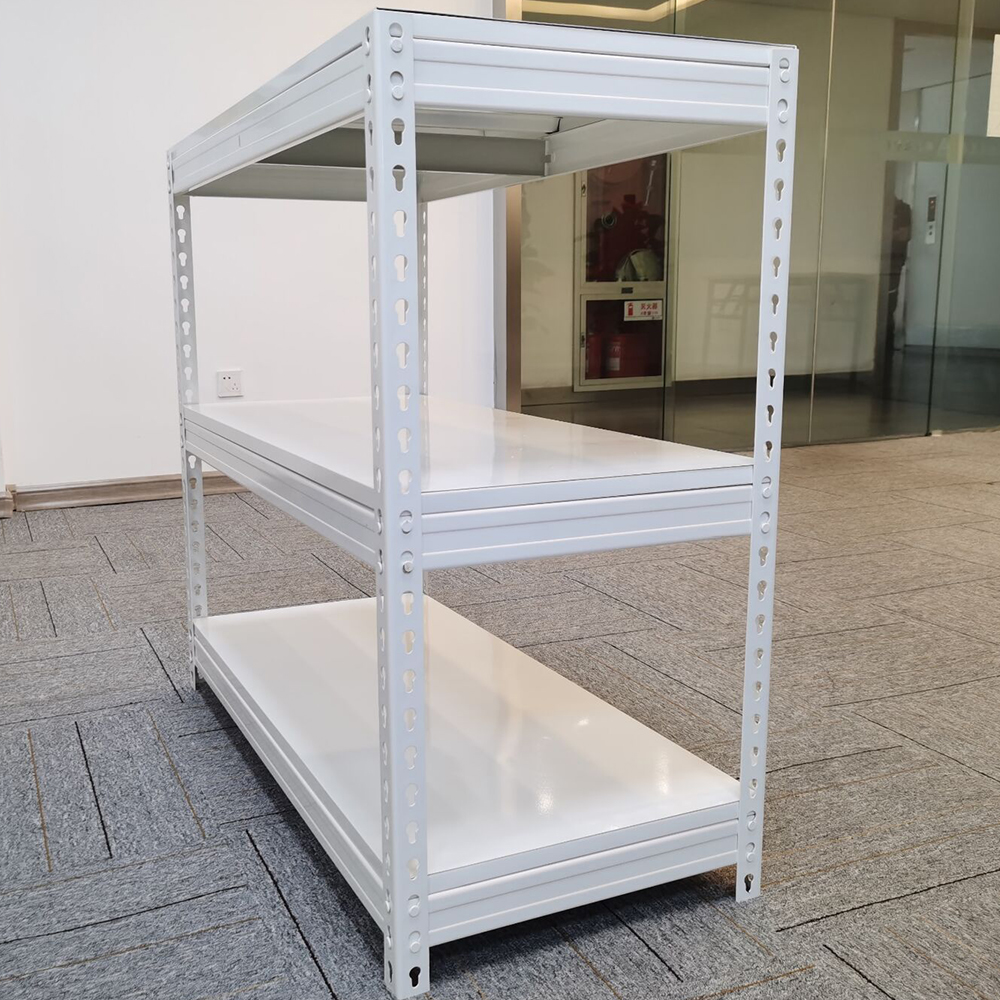 Chinese Warehouse Boltless Medium Duty Small Storage Multi Layer Shelf Rack Unit Supplier Metal Rivet Shelves and Racks