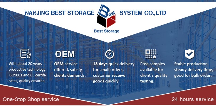ISO CE Standard 5 Layer Corrosion Protection Blue and Orange Selective High Bay Storage Heavy Duty Pallet Racking System