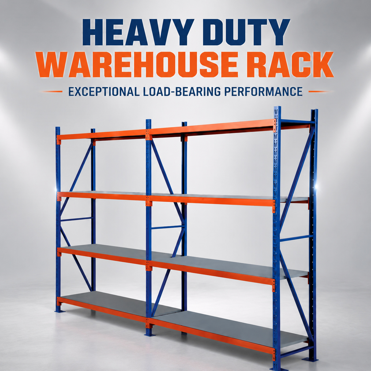 Heavy Duty Pallet Storage Rack With Side Safety Mesh Warehouse Adjustable Beam Type Pallet Racking System