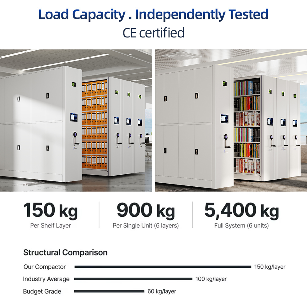Customized High Density Mobile Shelving Smart Control Motorized Industrial Warehouse Pallet Steel Rack System School Workshop