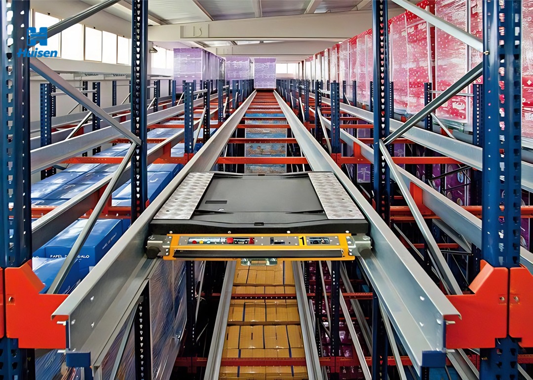 Automated Pallet Shuttle Storage System High Density Warehouse Racking Radio Heavy Duty ASRS OEM Custom
