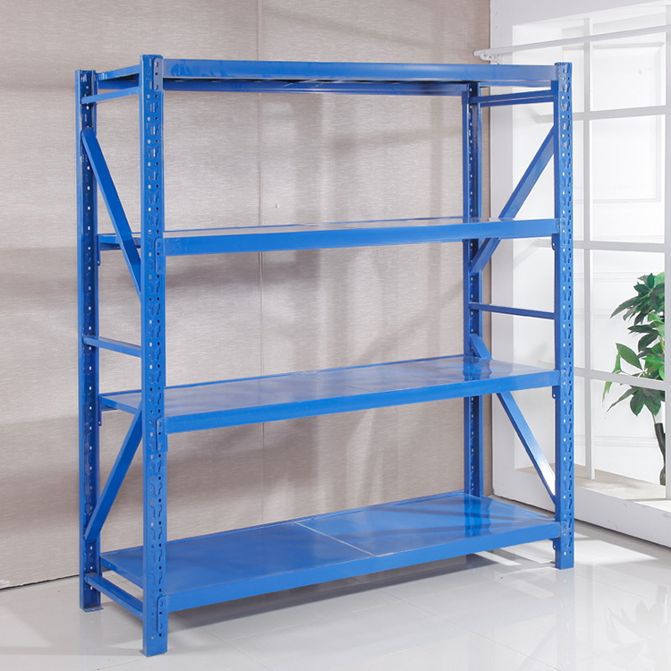 Multi-Level Steel Shelving Unit