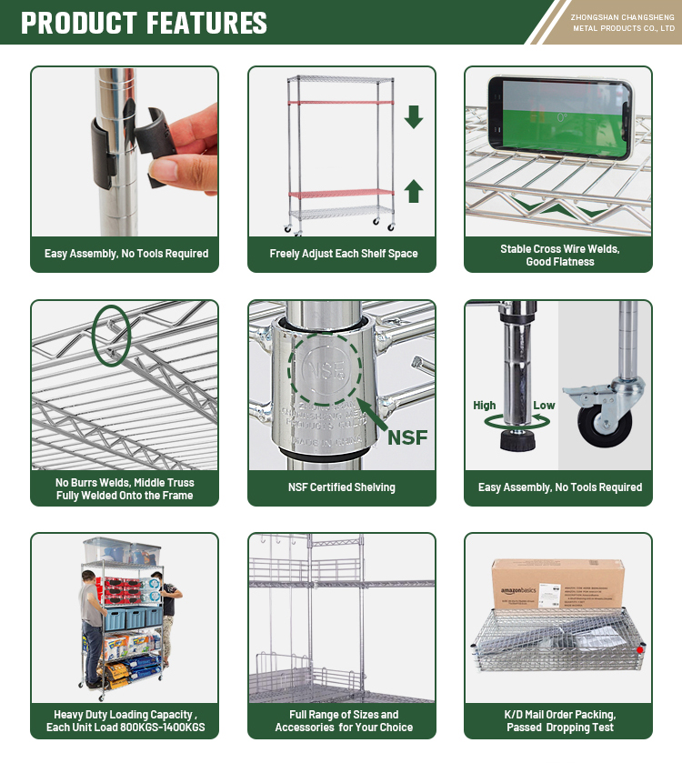 Parts List Detail 2 - Metal Storage Rack Shelving