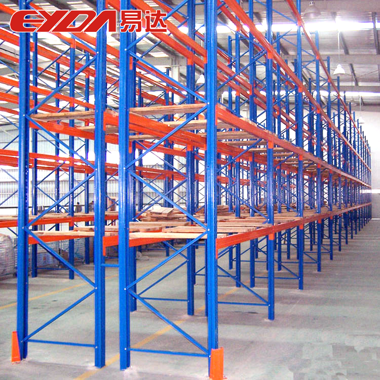Garage Storage Factory Steel Warehouse Metal Van Rack System Heavy Duty Shelving Single Deep Industrial Pallet Rack Shelving