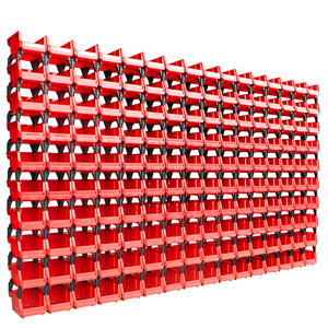 Wholesale LEADLOONG Brand Durable Multifunction HDPE Storage Racks Stackable Shelves Carton Box Storage Boxes American Style