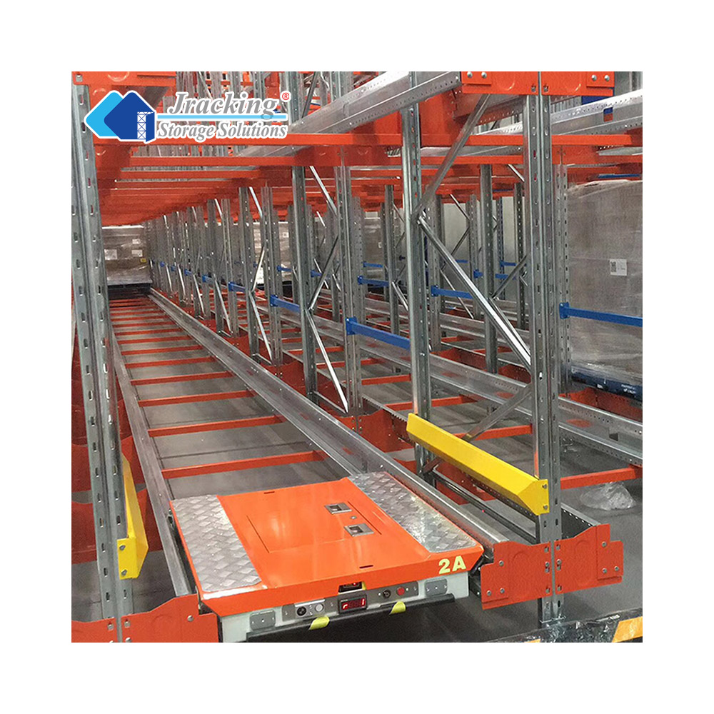 Jracking Heavy Duty CE Certified Warehouse Storage Shelves Rack Stable Two-way Radio Shuttle Rack For Automated Logistics Center