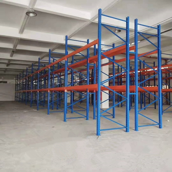 China Factory Heavy Duty Pallet Rack Upright Selective Steel Structure Uprights Steel Rack