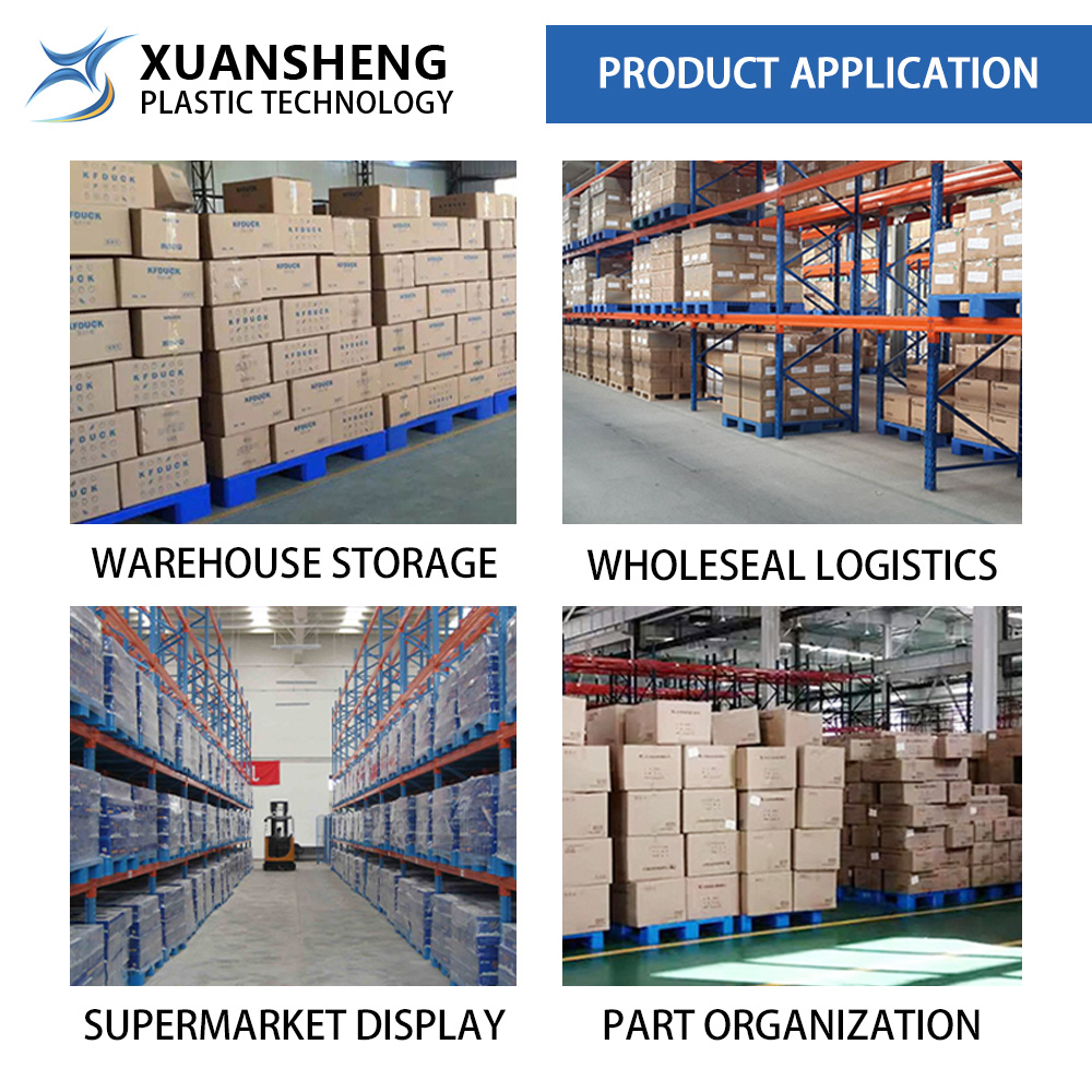 NEXARA High Load Capacity Euro Pallets Single-Sided Grid Automatic ASRS Warehouse Shelving System 4-Way Entry