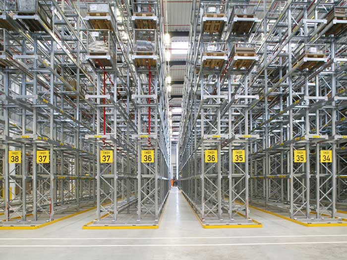 Very Narrow Aisle Racking System Solution VNA Rack High Density Storage