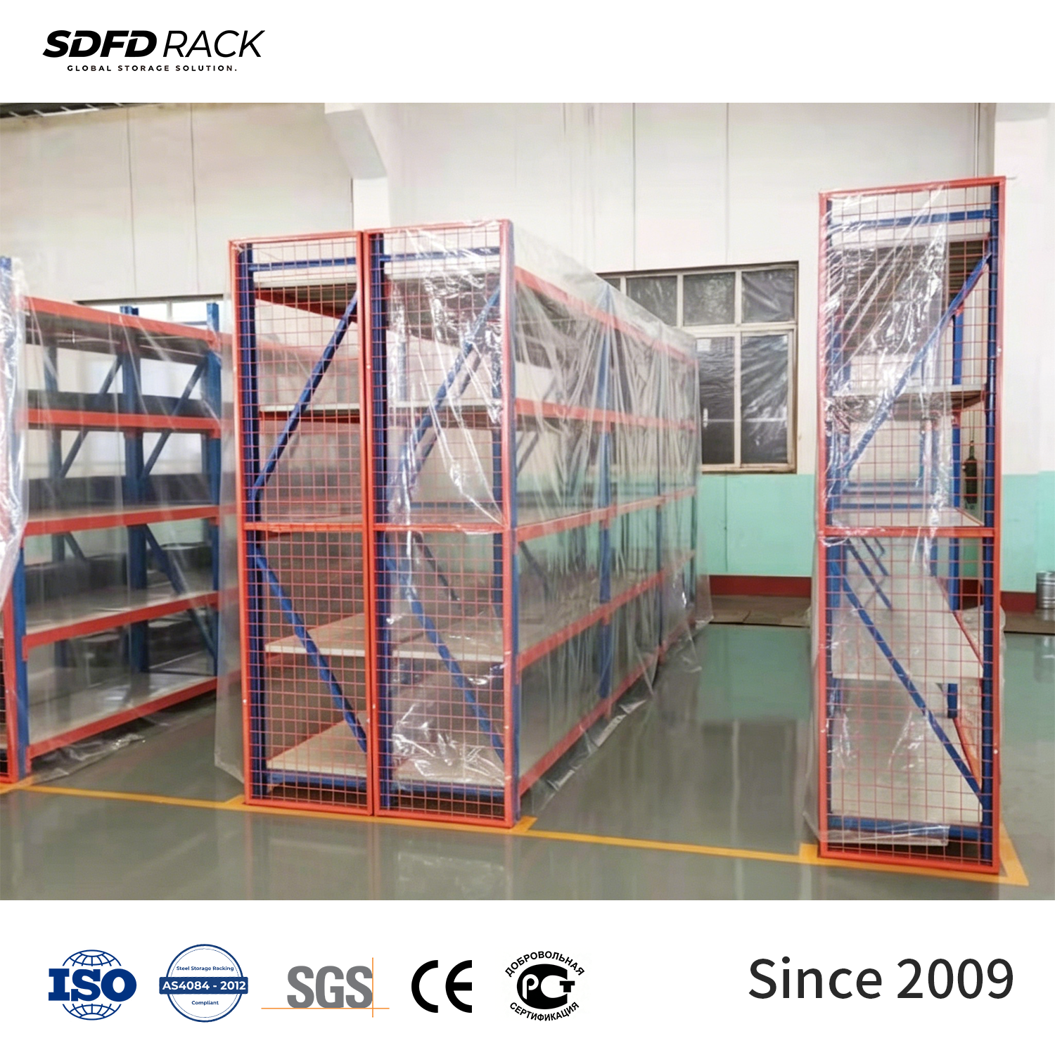 Wholesale Hot Selling 2400x600x2200 Medium Duty Longspan Warehouse Shelves 4 Layers/400kg Load Capacity Industrial Storage Racks