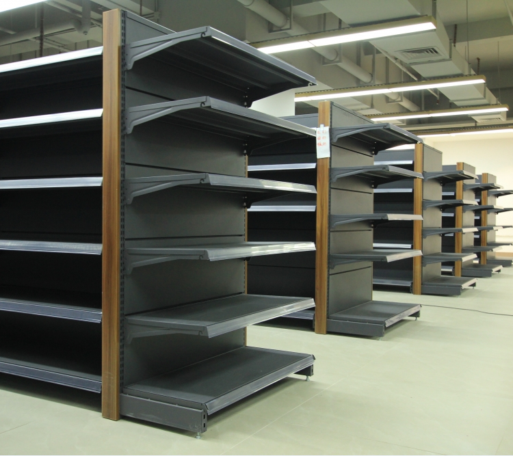 Supermarket Shelves Equipment Pegboard Back Panel Retail Store Rack Display Racks Shelves for General Carton Packing Q235B Steel