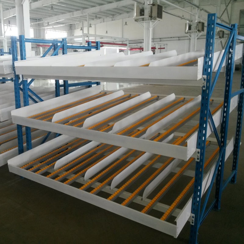 High Efficiency Durable Heavy Duty Adjustable 5-Layer Carton Gravity Flow Rack CE Certified Smooth for Distribution Centers