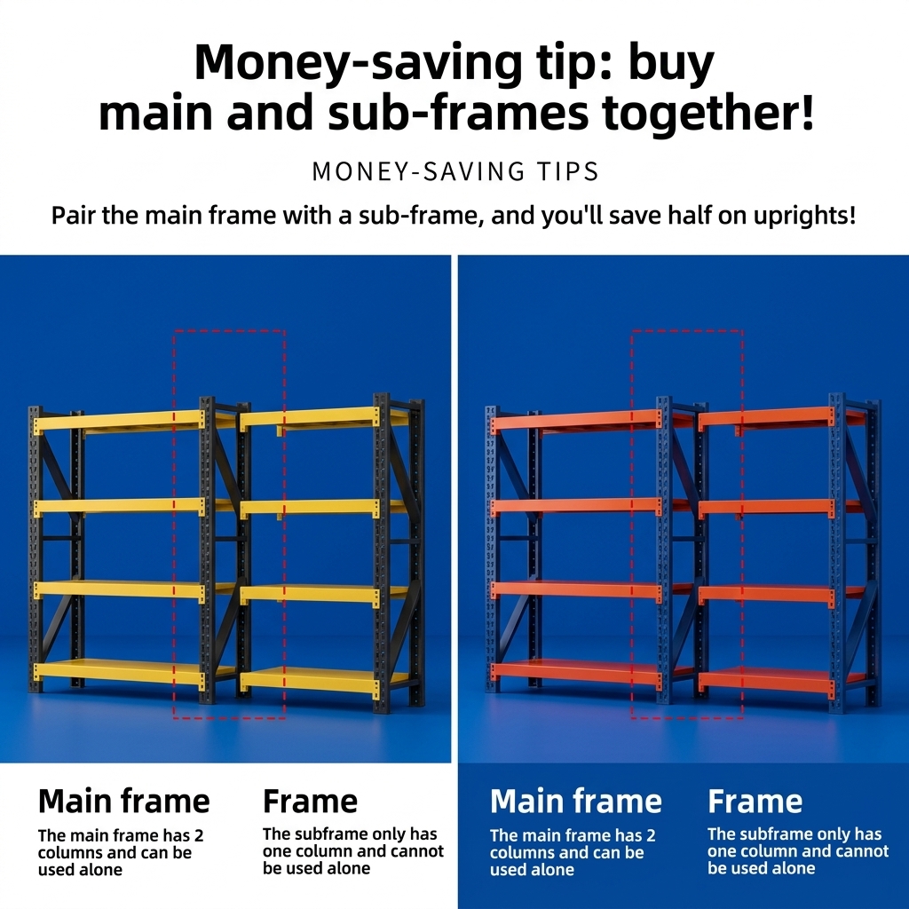 Quality 4-Layer Steel Boltless Rack Shelf for Warehouse Storage Medium Duty Powder Coated Corrosion