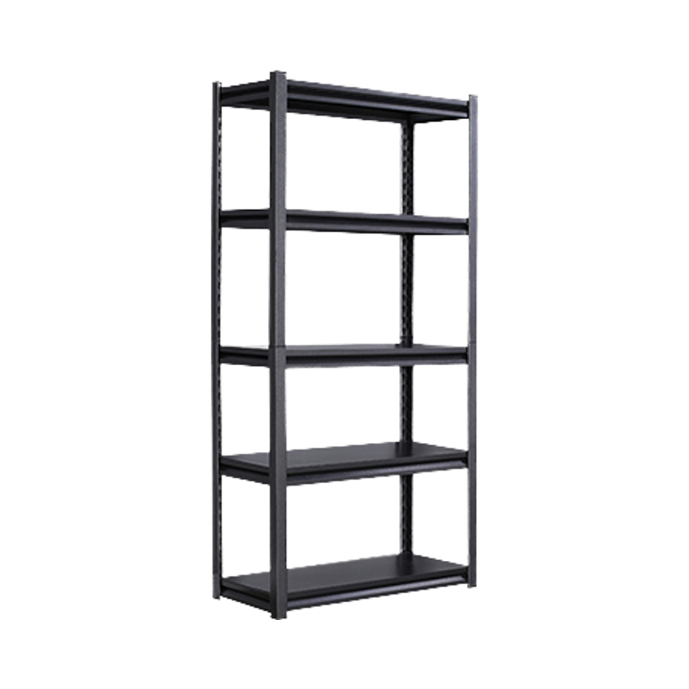Heavy Duty Boltless Rivet Warehouse Shelves 5-Layer Easy-to-Assemble Commercial Storage Shelving Racks Steel For Electronic