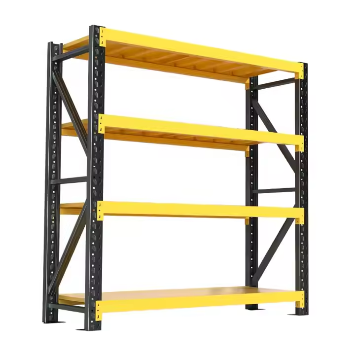 Metal Storage Rack Cabinet with Seat Metal Warehouse Shelves with Strong Manufacturer Wholesale Price, for Warehouse Use Use