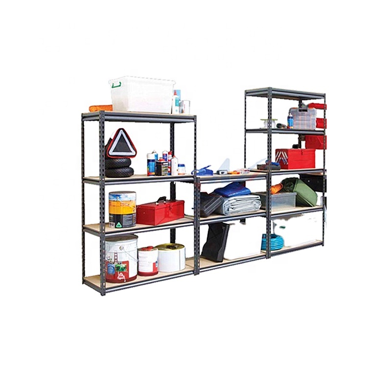 Factory Manufacture Folding Steel Slotted Angle Rack Shelf 5 Layers Multi-Level Corrosion Protection