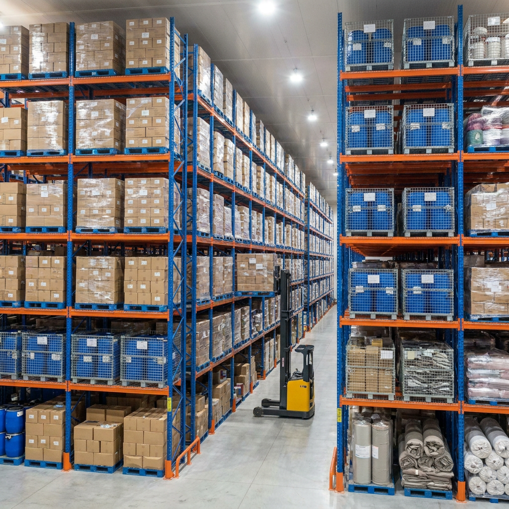 Warehouse Steel Storage Rack Steel Pallet Heavy Duty Adjustable Selective Pallet Racking System For Factory